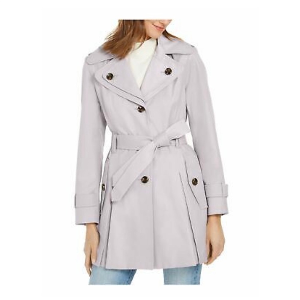 London Fog Trench Coat Water Resistant Light Purple Small Coat Brand New w Tag